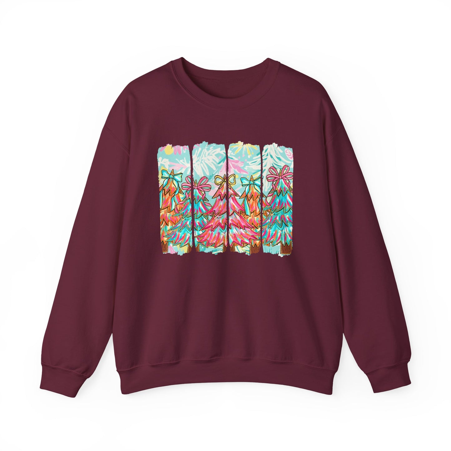 Vibrant Holiday Christmas Crewneck Sweatshirt
