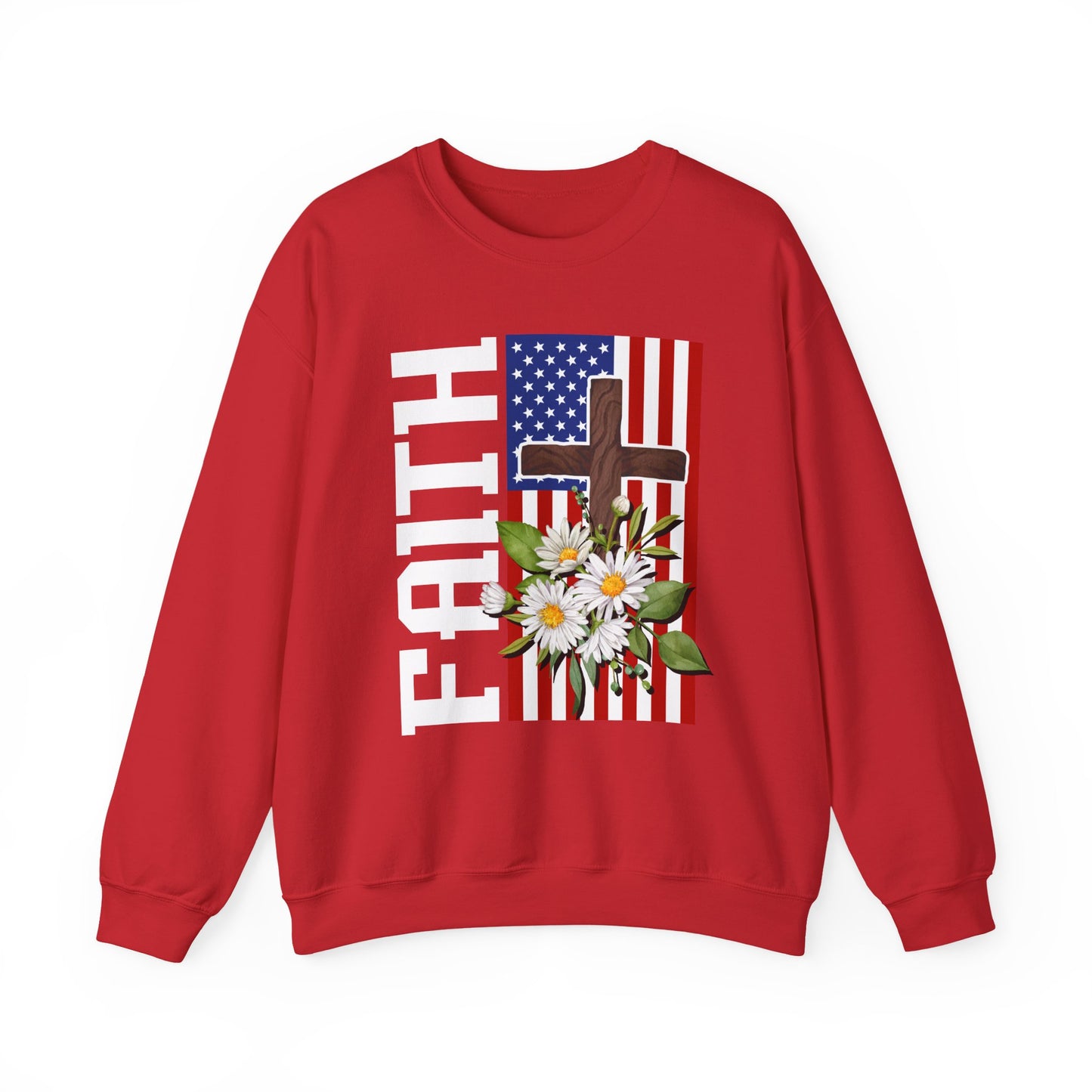 Inspired USA Faith Crewneck Sweatshirt