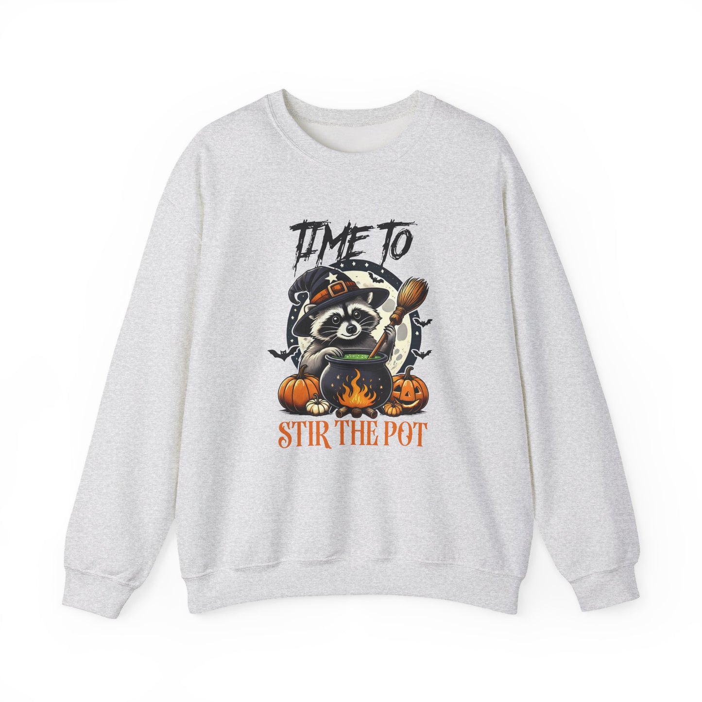 Feral Raccoon Halloween Crewneck Sweatshirt - Samberule