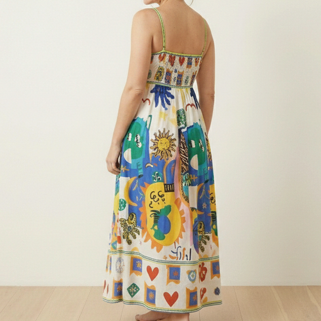 Aubrey - Linen Summer Dress - Samberule