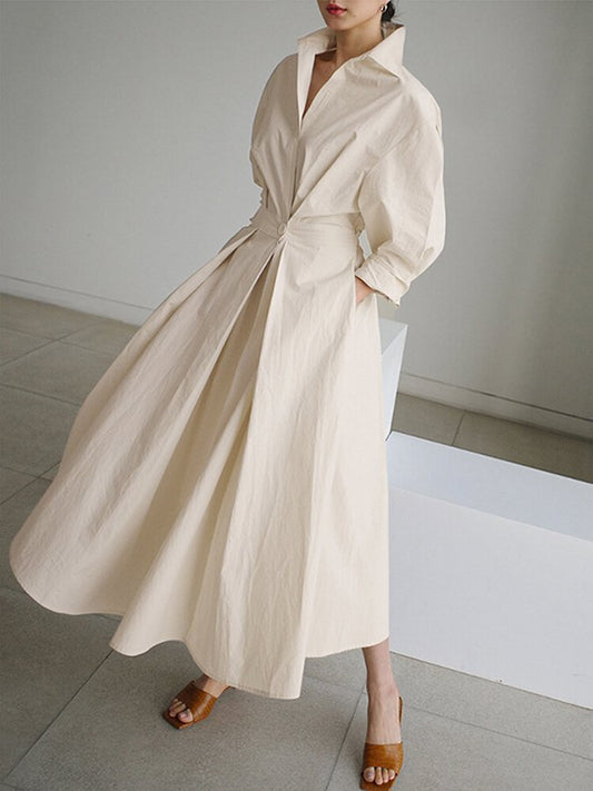 Zara | Women’s Belted Shirt Maxi Dress - Samberule