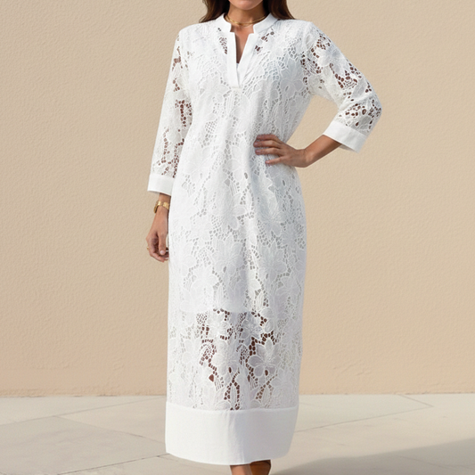 Avery - Lace Layered Dress - Samberule