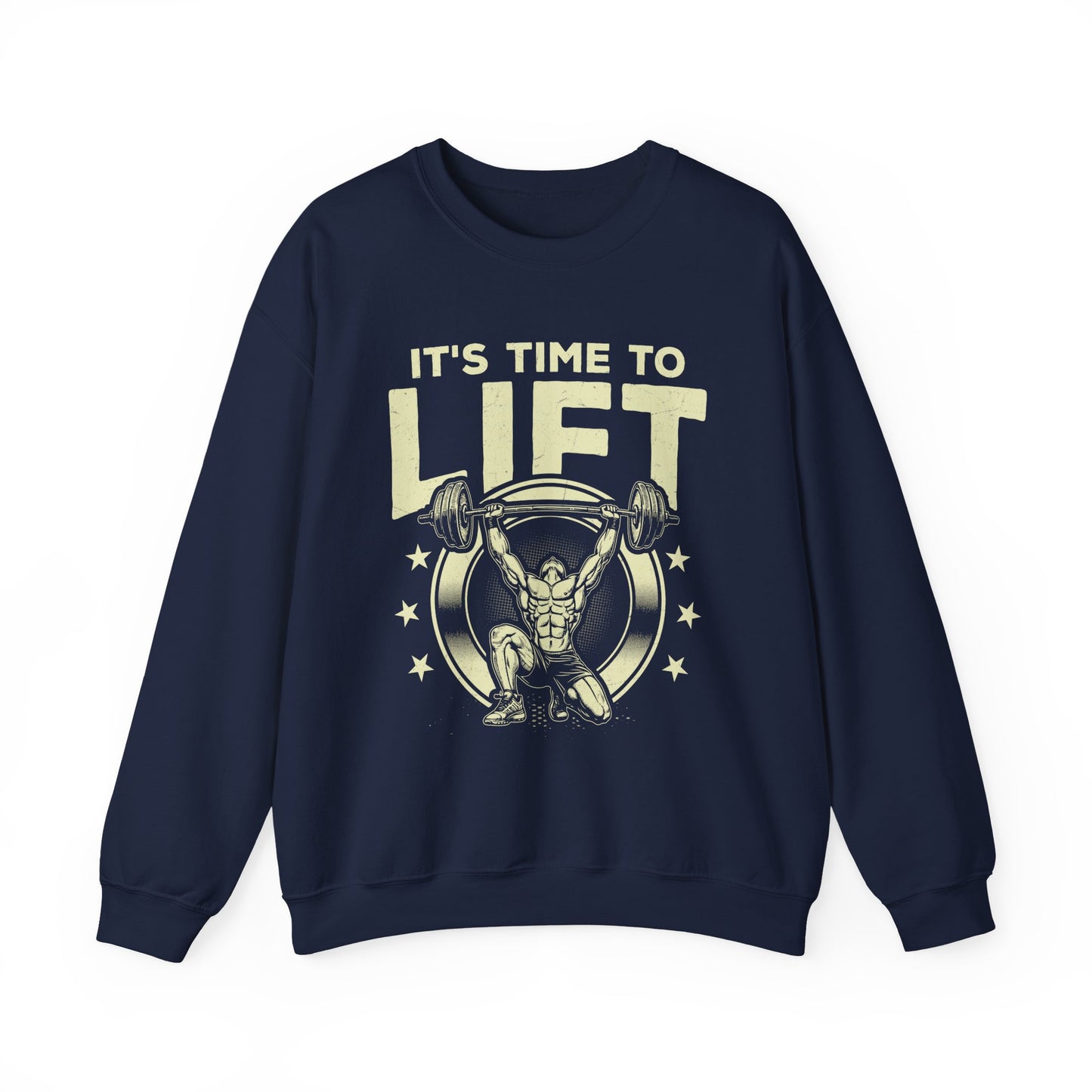 It's Time To Lift Gym Crewneck Sweatshirt