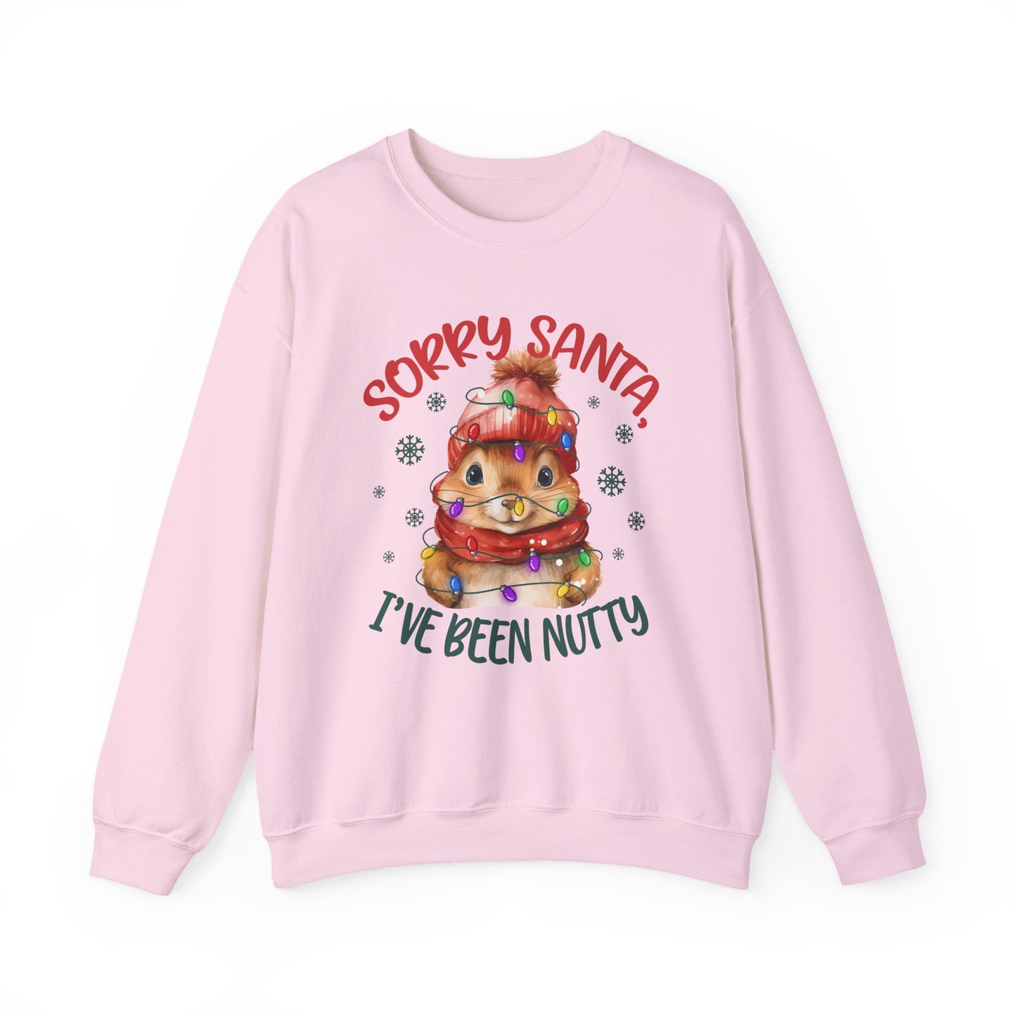 Sorry-Santa I've Been Nutty Christmas Crewneck Sweatshirt - Samberule