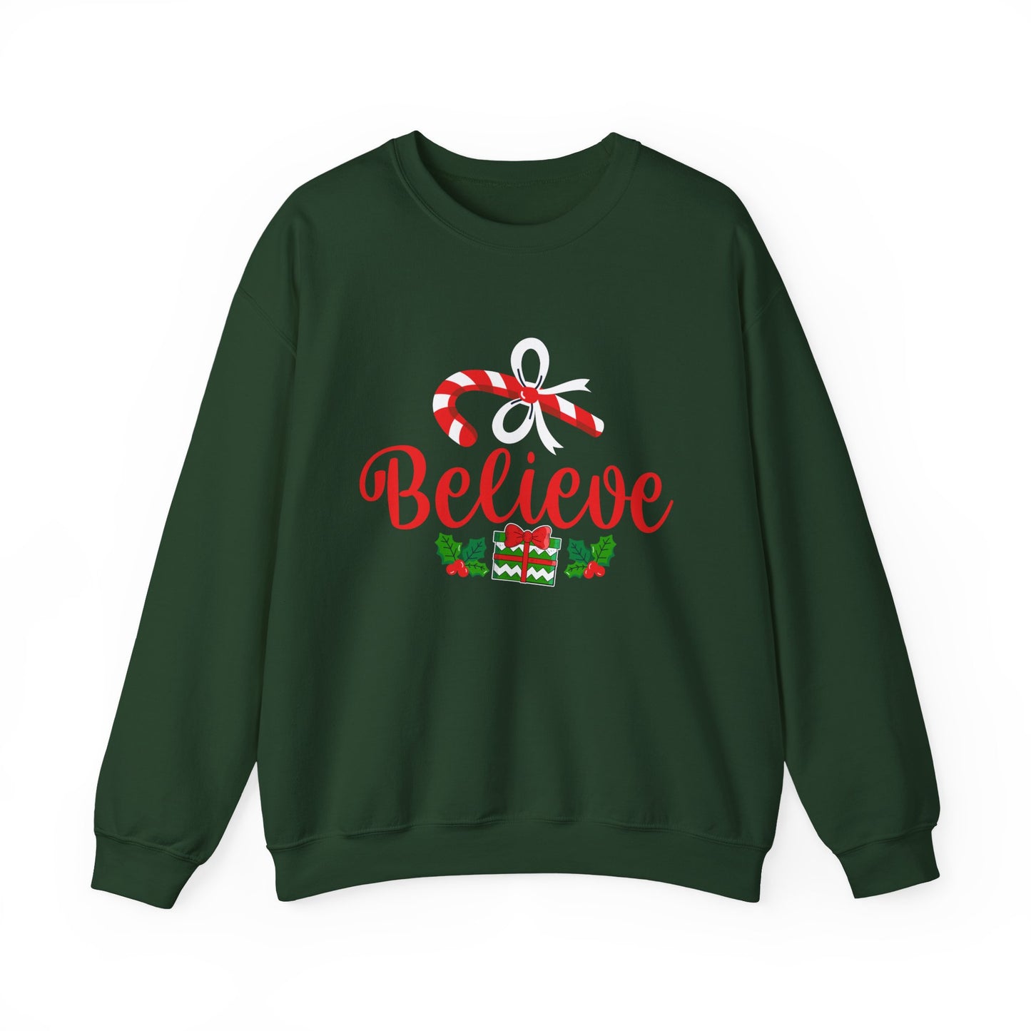 Believe Christmas Crewneck Sweatshirt