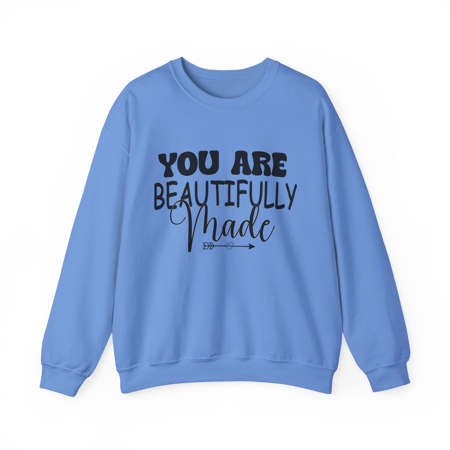 You Are Beautifully Made Mental Health Crewneck Sweatshirt