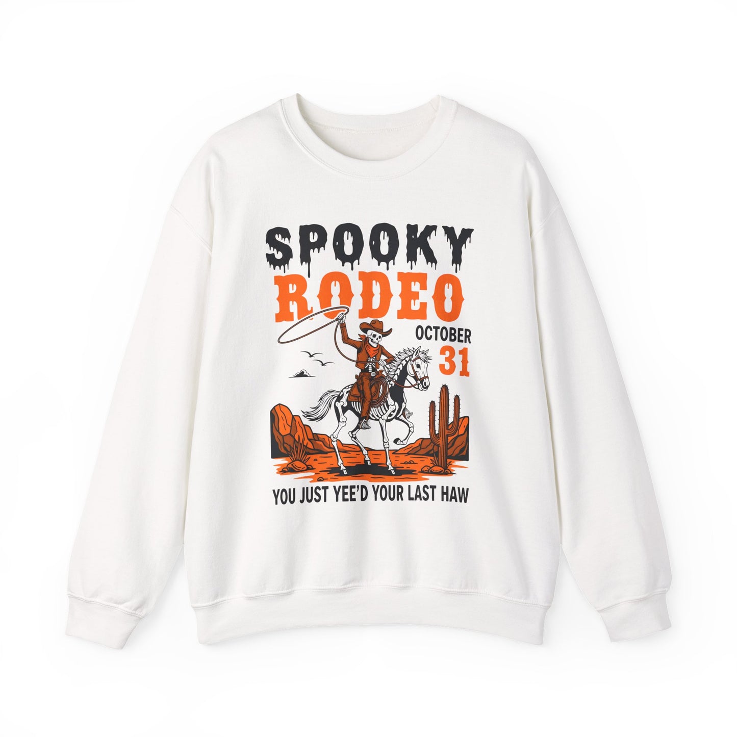 Spooky Rodeo Halloween Crewneck Sweatshirt - Samberule