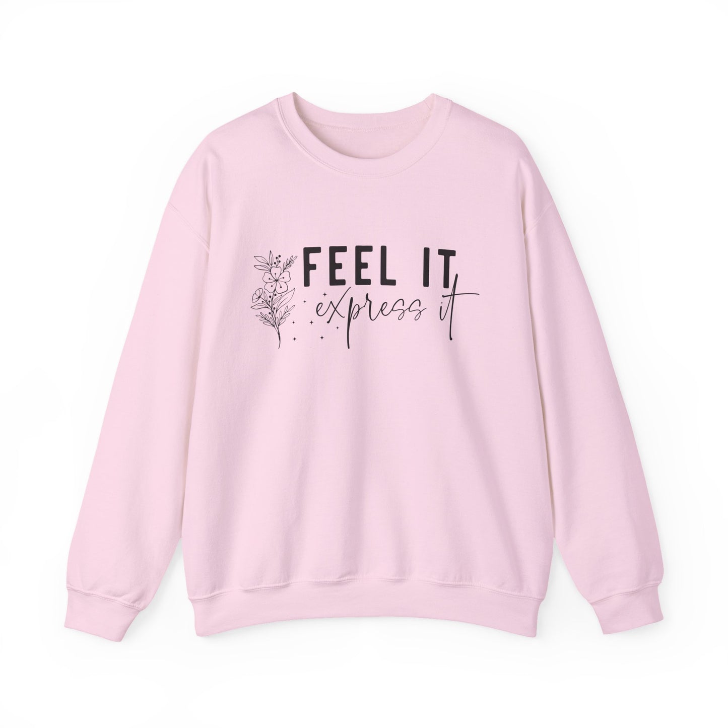 Feel It Express It Mental Health Crewneck Sweatshirt