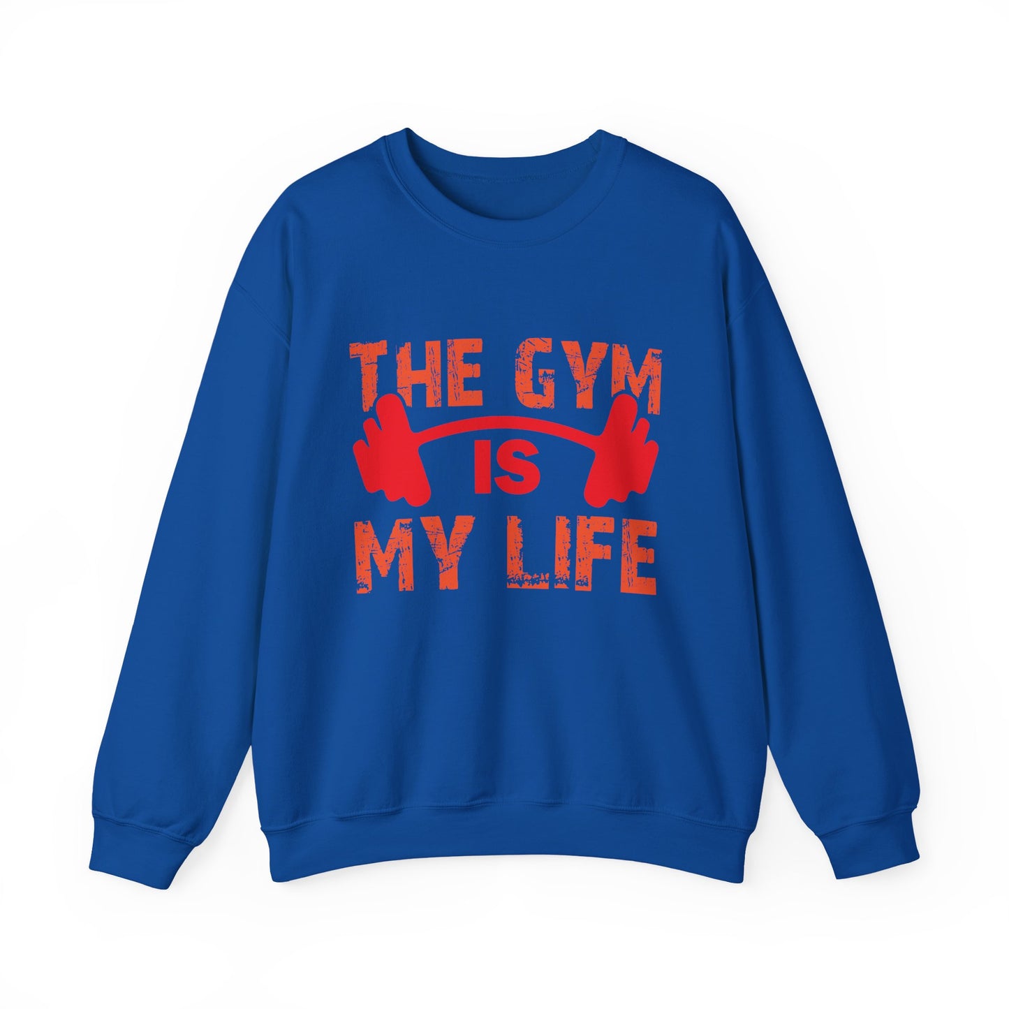 The Gym Is My Life Gym Crewneck Sweatshirt