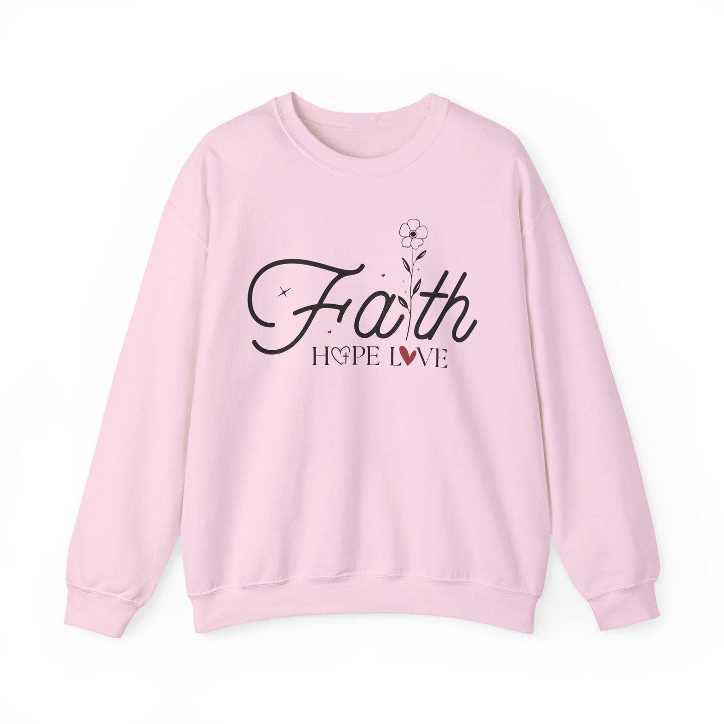 "Faith Hope Love" Faith Crewneck Sweatshirt
