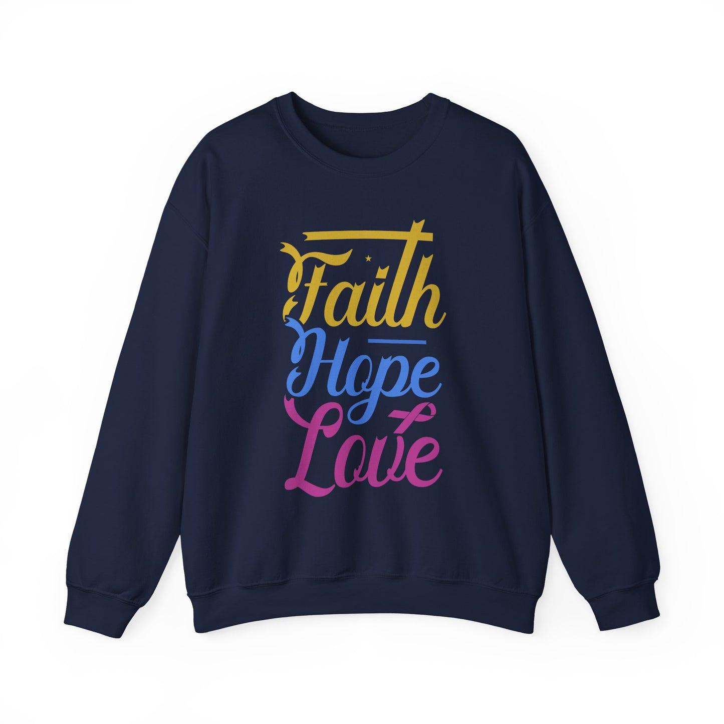 "Faith Hope Love" Faith Crewneck Sweatshirt