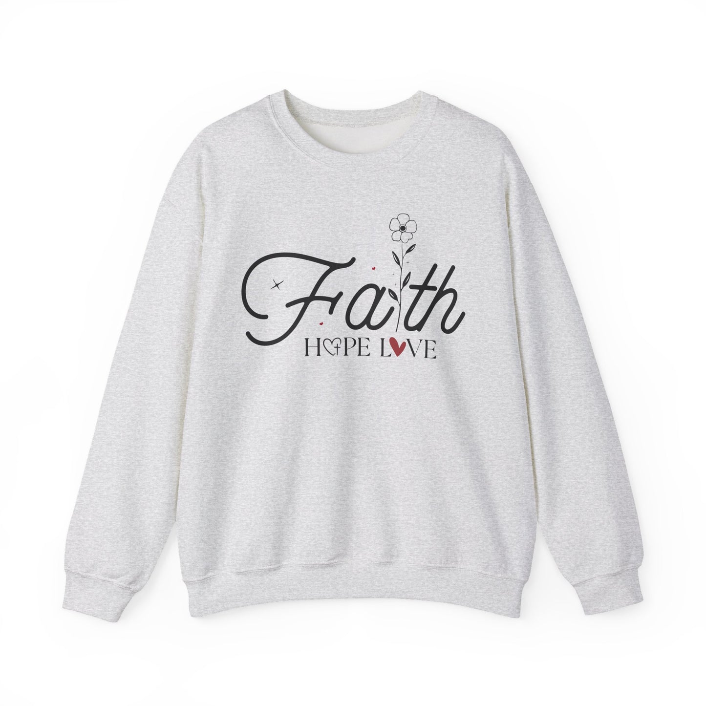 "Faith Hope Love" Faith Crewneck Sweatshirt