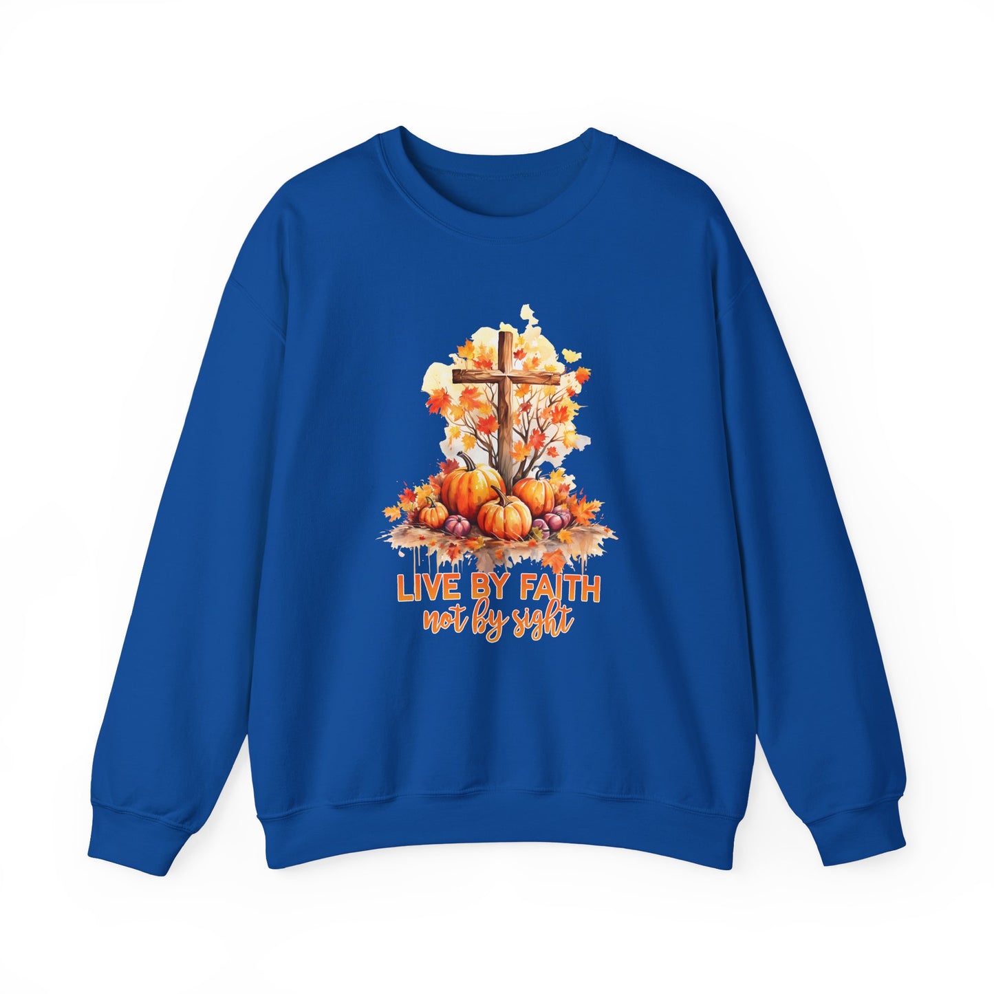 "Live by Faith Not By Sight" Faith Crewneck Sweatshirt