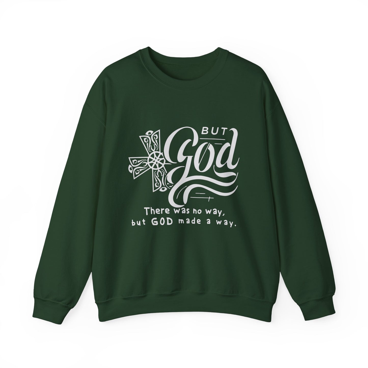 "God Made a Way" Faith Crewneck Sweatshirt