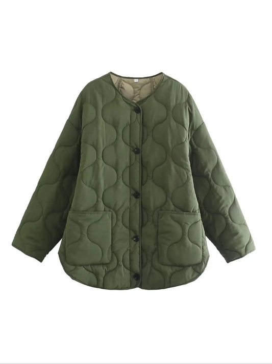 Olivia | Women's Jacket – Oversized Quilted Warmth