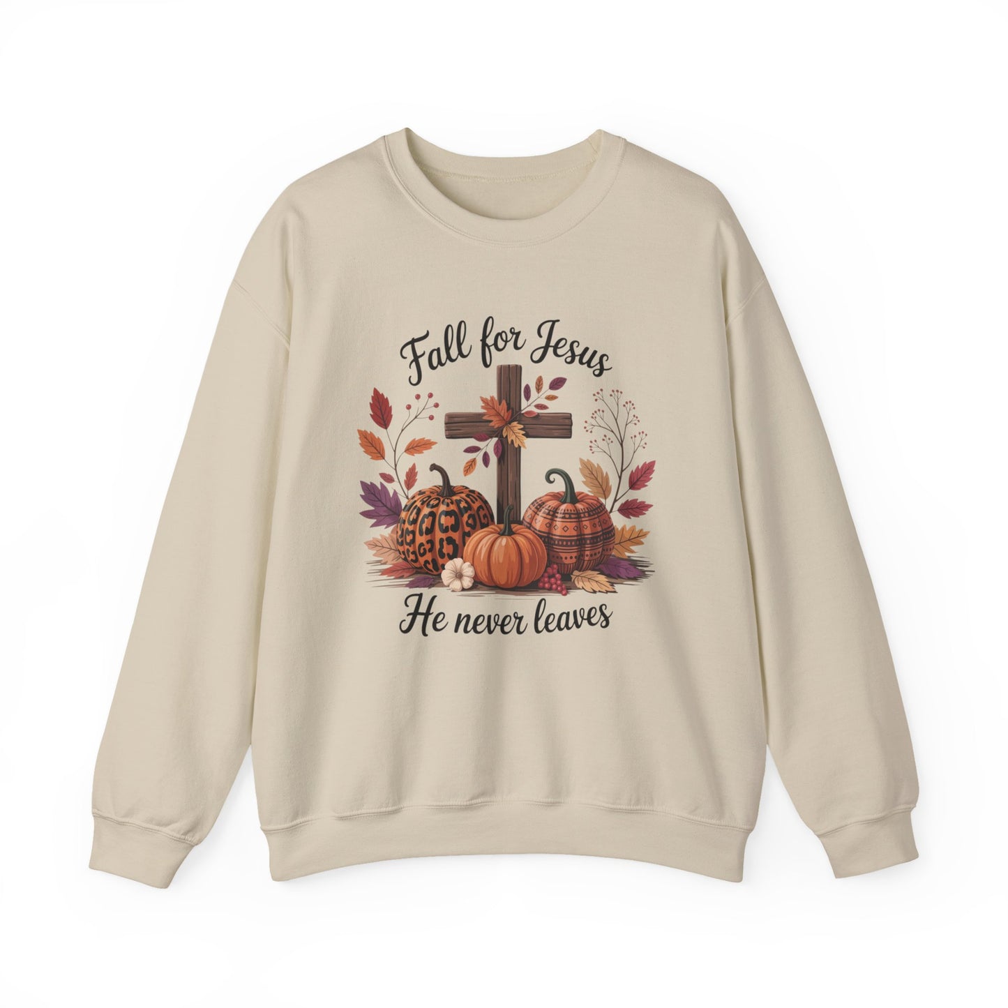 Fall for Jesus Halloween Crewneck Sweatshirt - Samberule
