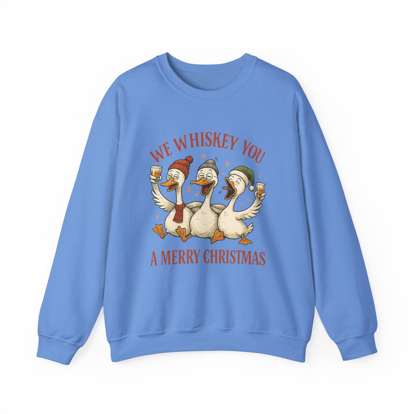We Whiskey You A Merry Christmas Crewneck Sweatshirt - Samberule