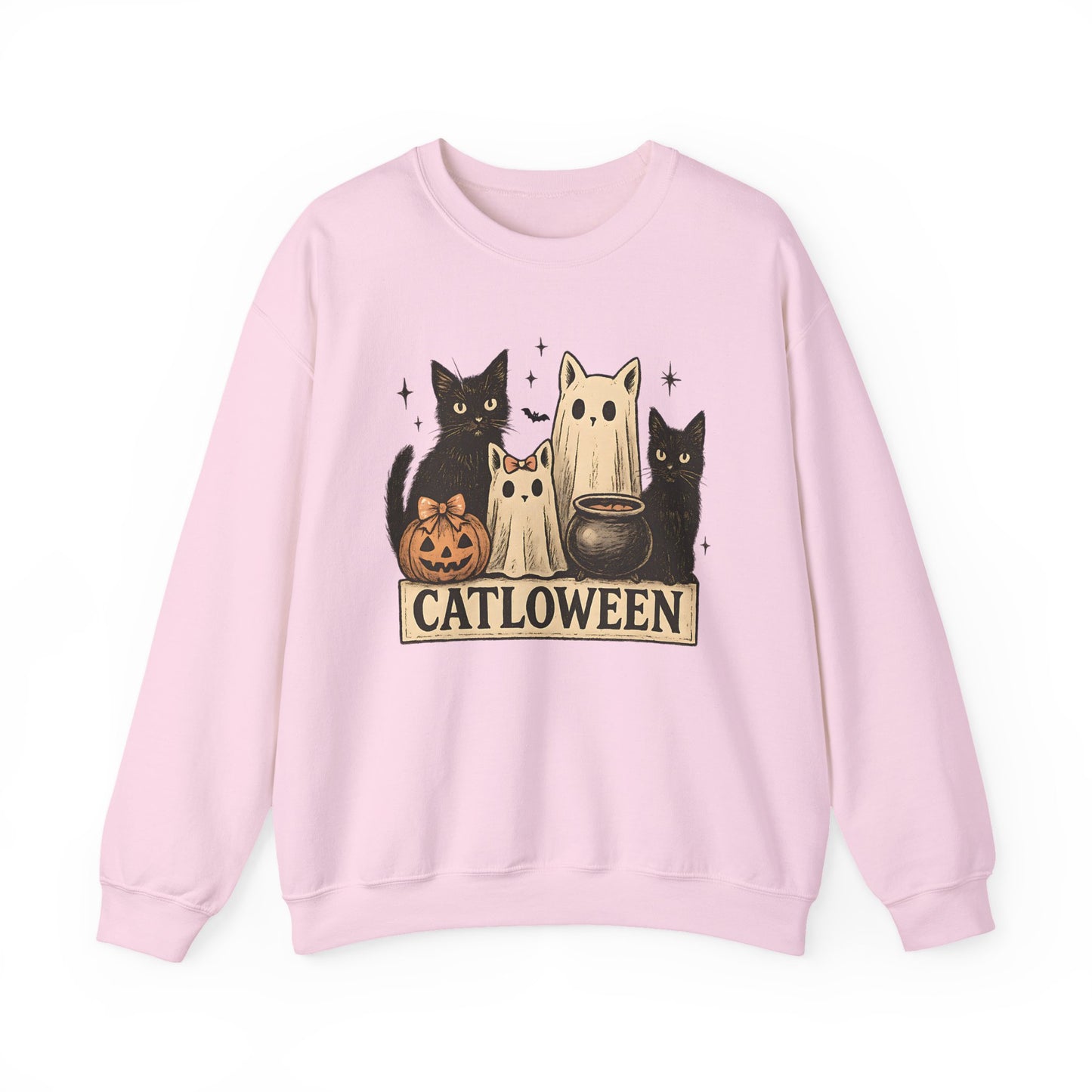 Catloween Halloween Crewneck Sweatshirt - Samberule