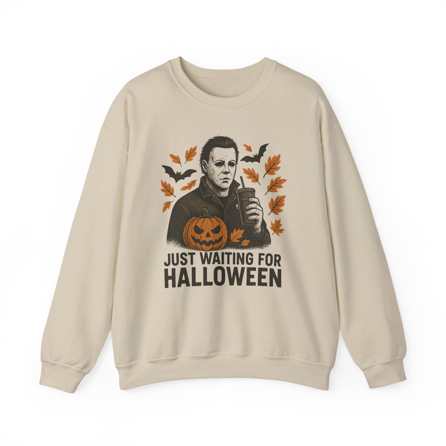 Just Waiting for Halloween Crewneck Sweatshirt - Samberule