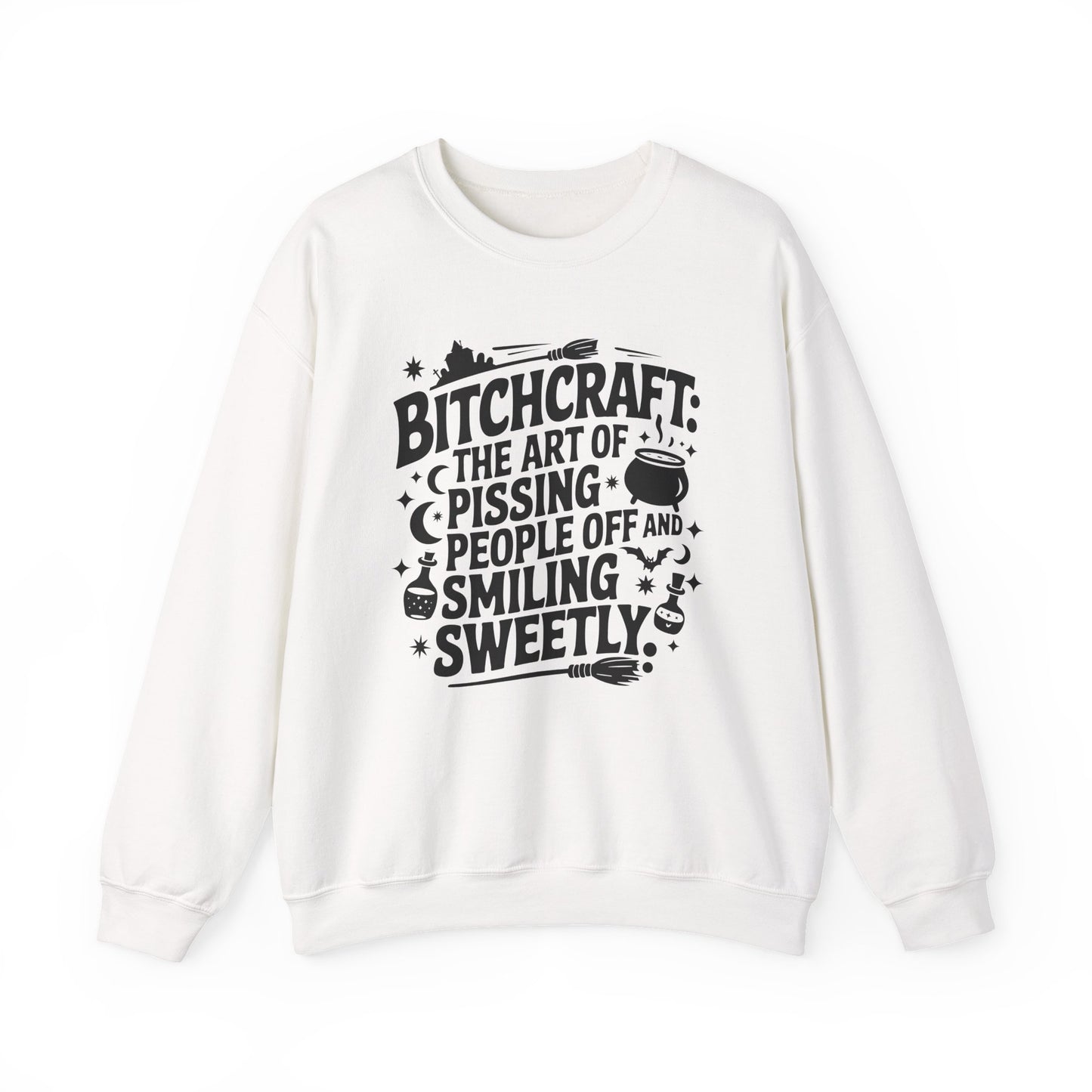 Bitchcraft Halloween Crewneck Sweatshirt - Samberule