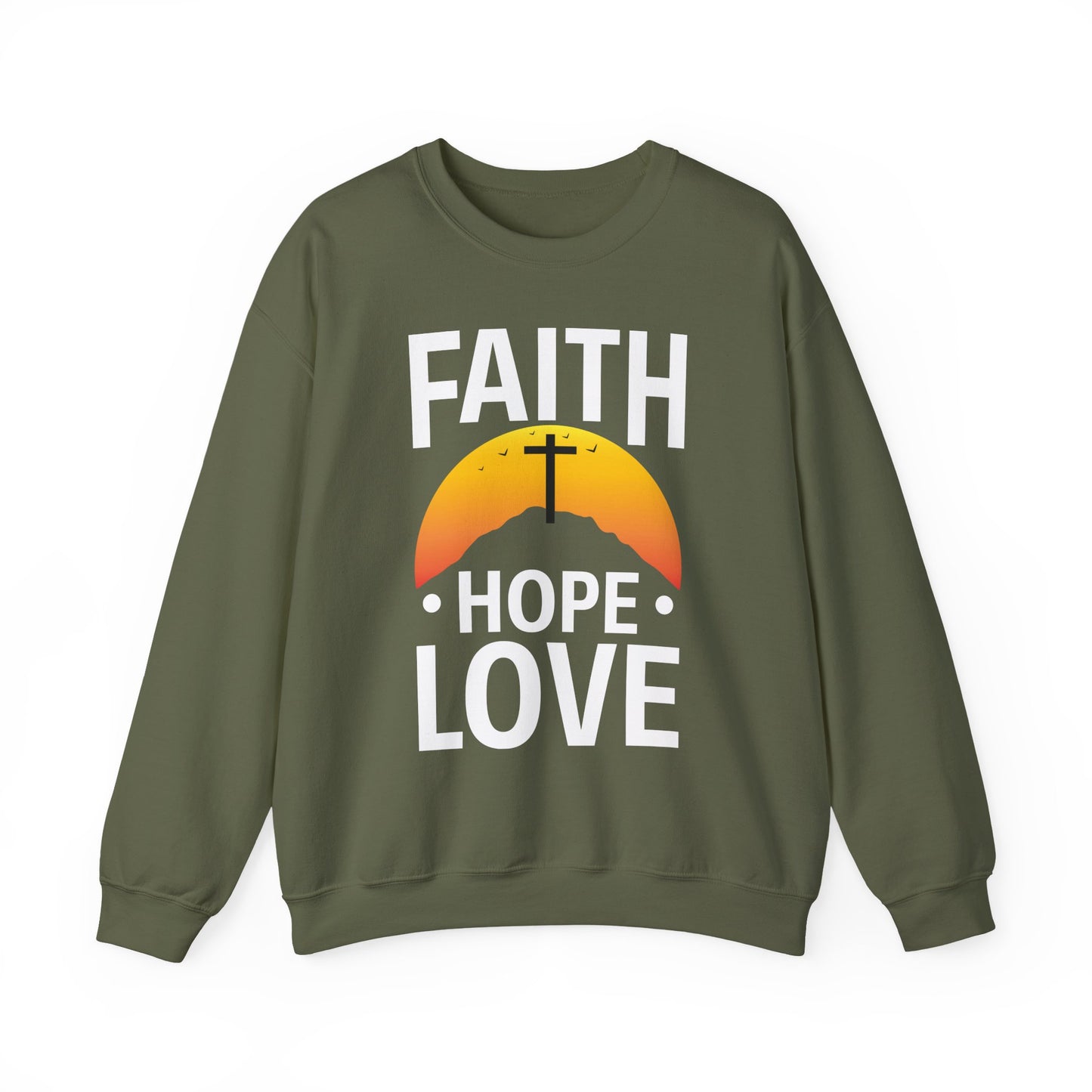"Faith Hope Love" Faith Crewneck Sweatshirt