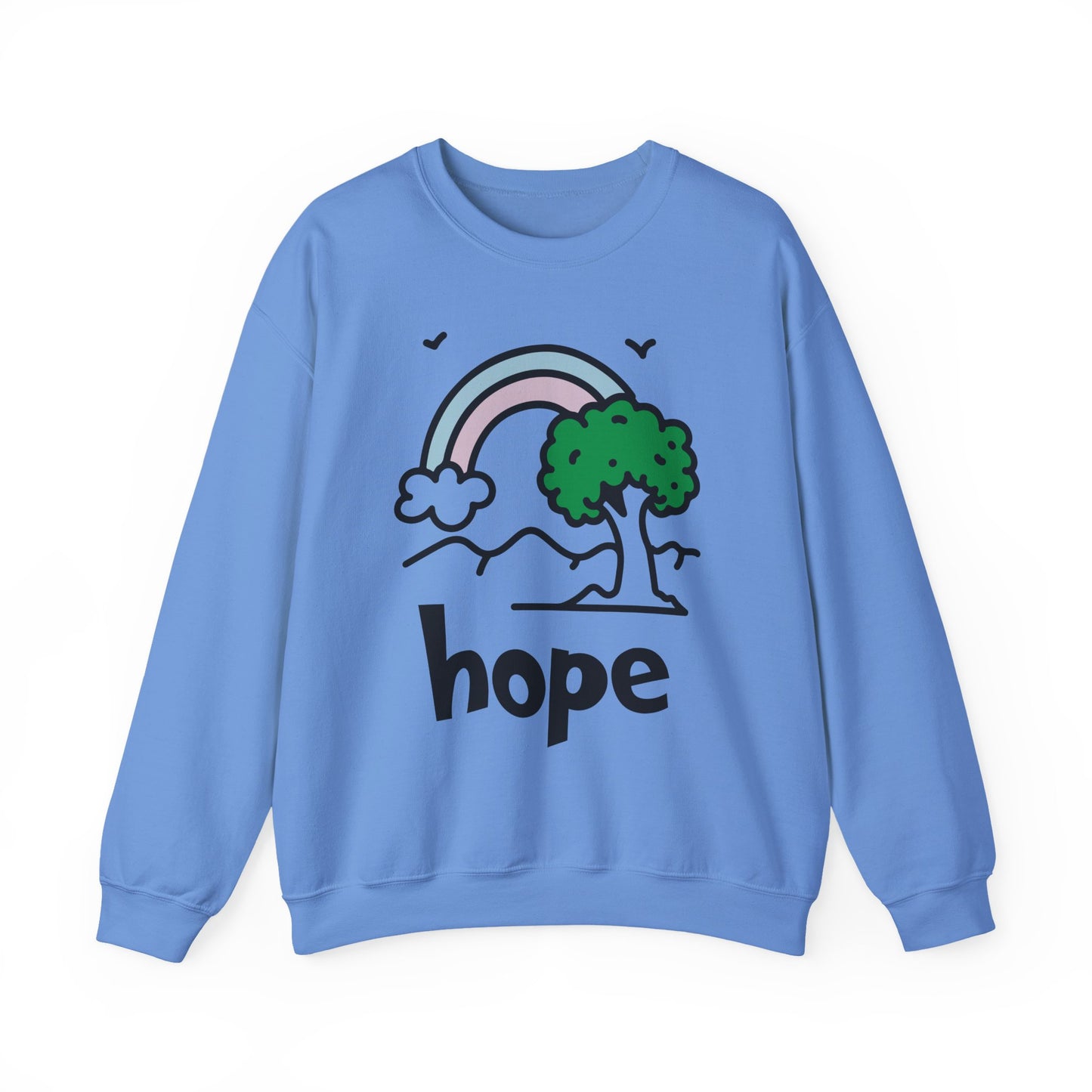 Rainbow Hope Faith Crewneck Sweatshirt