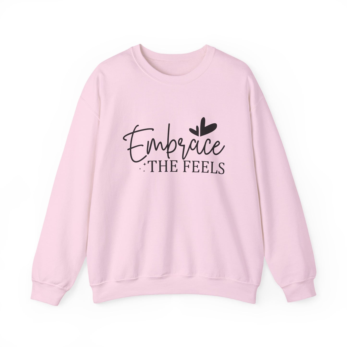 Embrace The Feels Mental Health Crewneck Sweatshirt