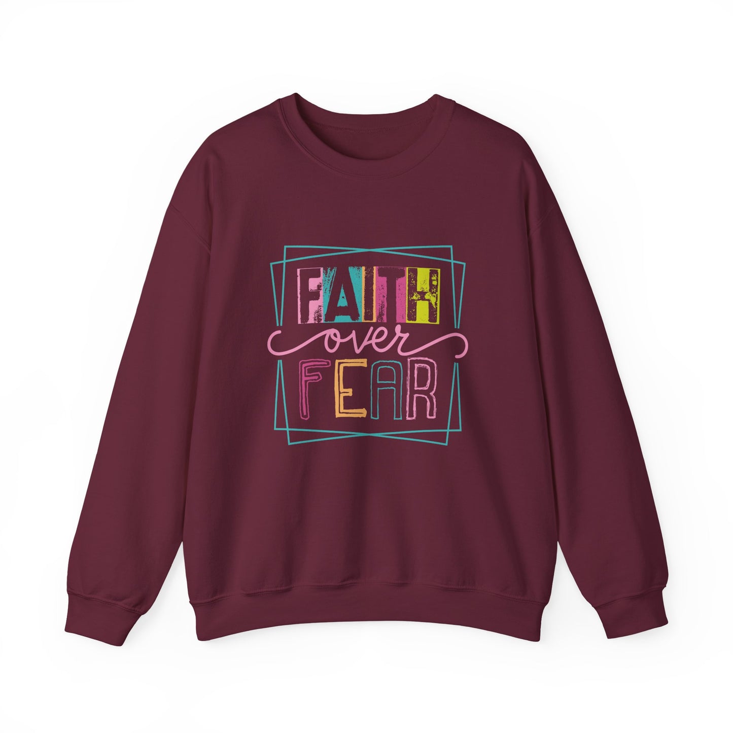 Faith Over Fear Faith Crewneck Sweatshirt