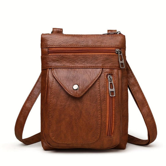 Rebecca - Vegan Leather Crossbody Shoulder Bag - Samberule