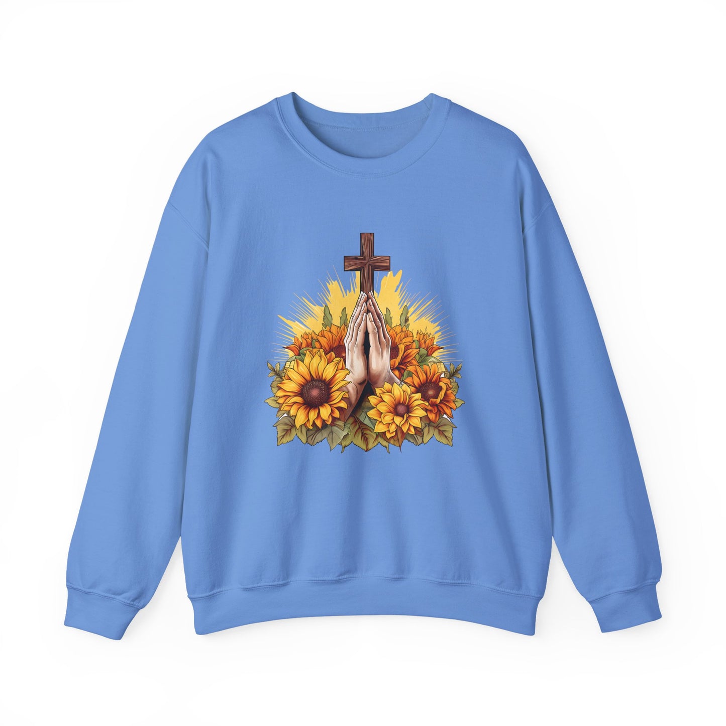 Praying Hands Faith Crewneck Sweatshirt