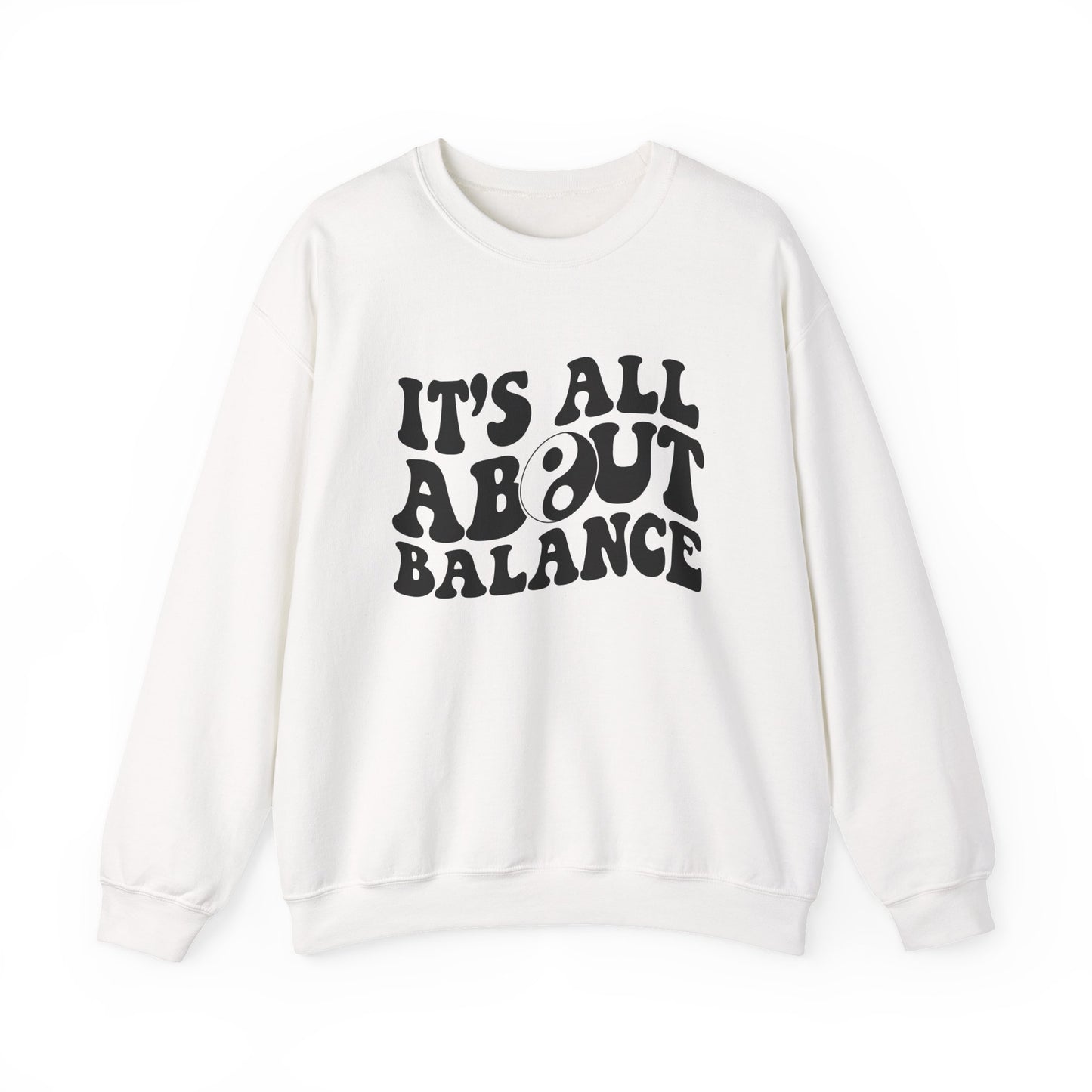 'It's All About Balance' Mental Health Crewneck Sweatshirt