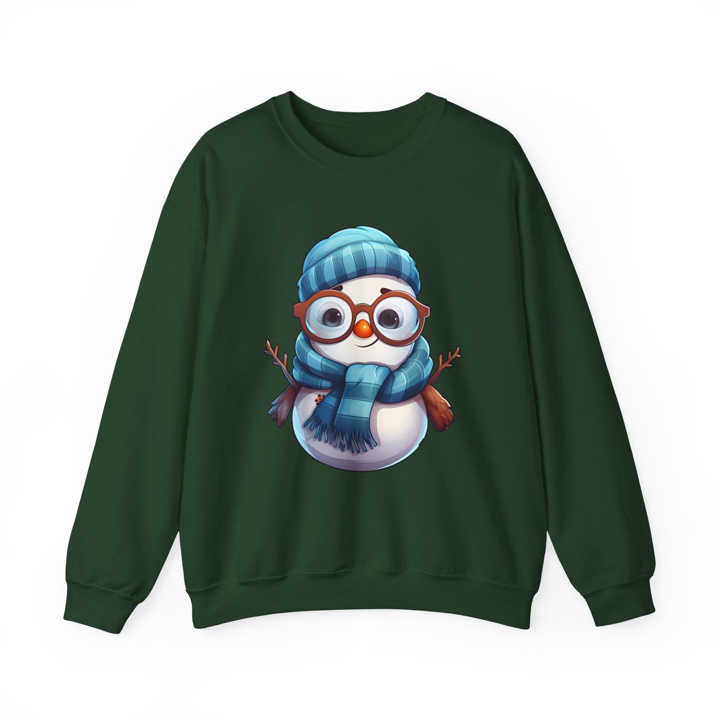 Cute Snowman Christmas Crewneck Sweatshirt