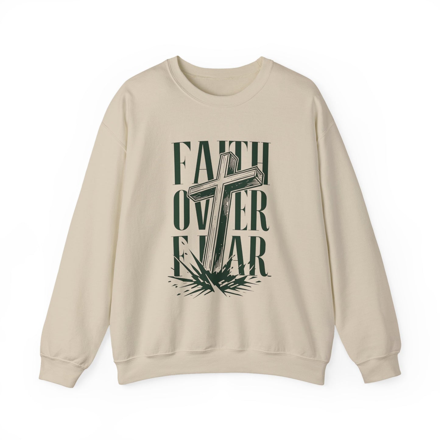 "Faith Over Fear" Faith Crewneck Sweatshirt