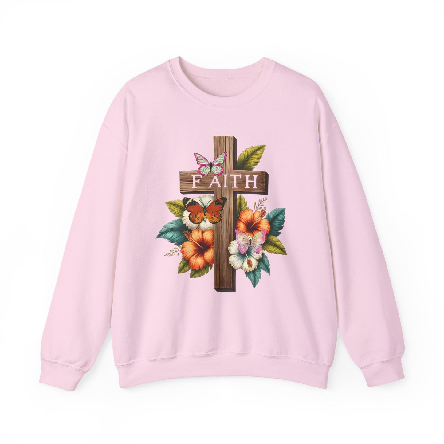 Floral Faith Crewneck Sweatshirt