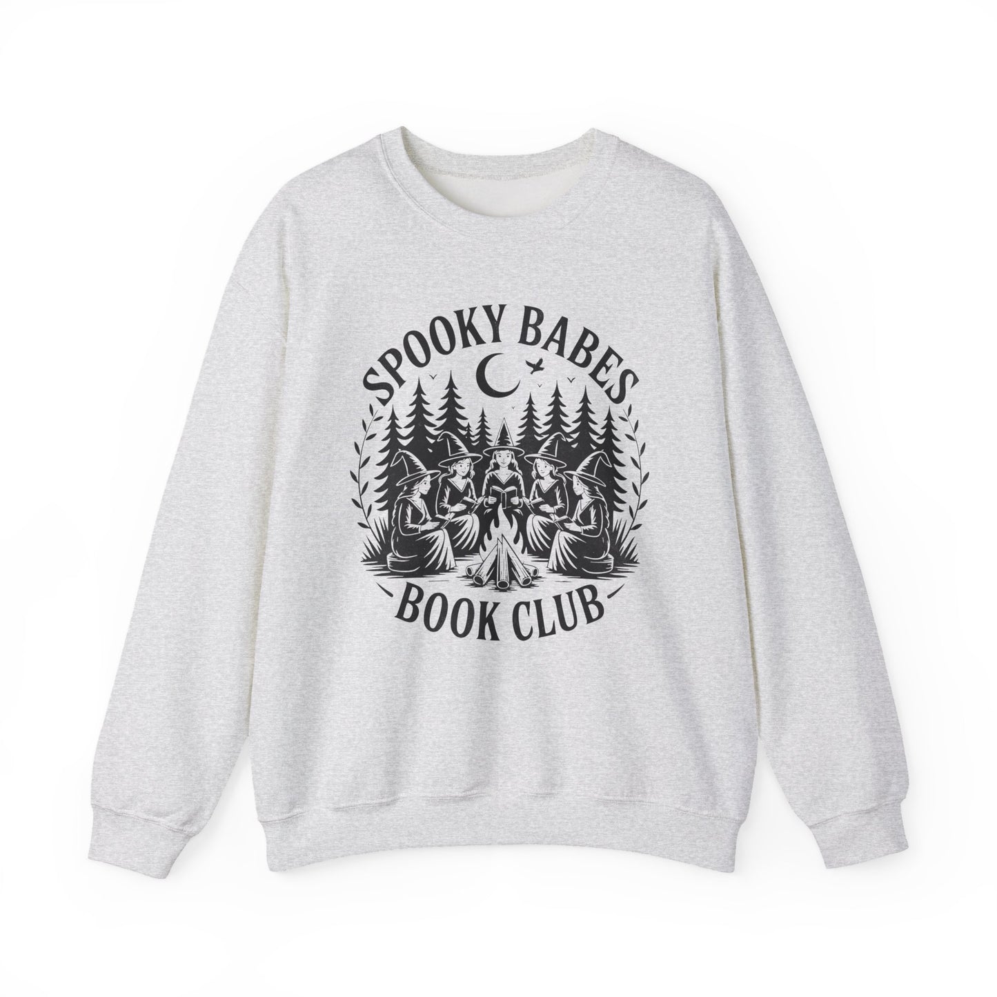 Spooky Babes Book Club Halloween Crewneck Sweatshirt - Samberule