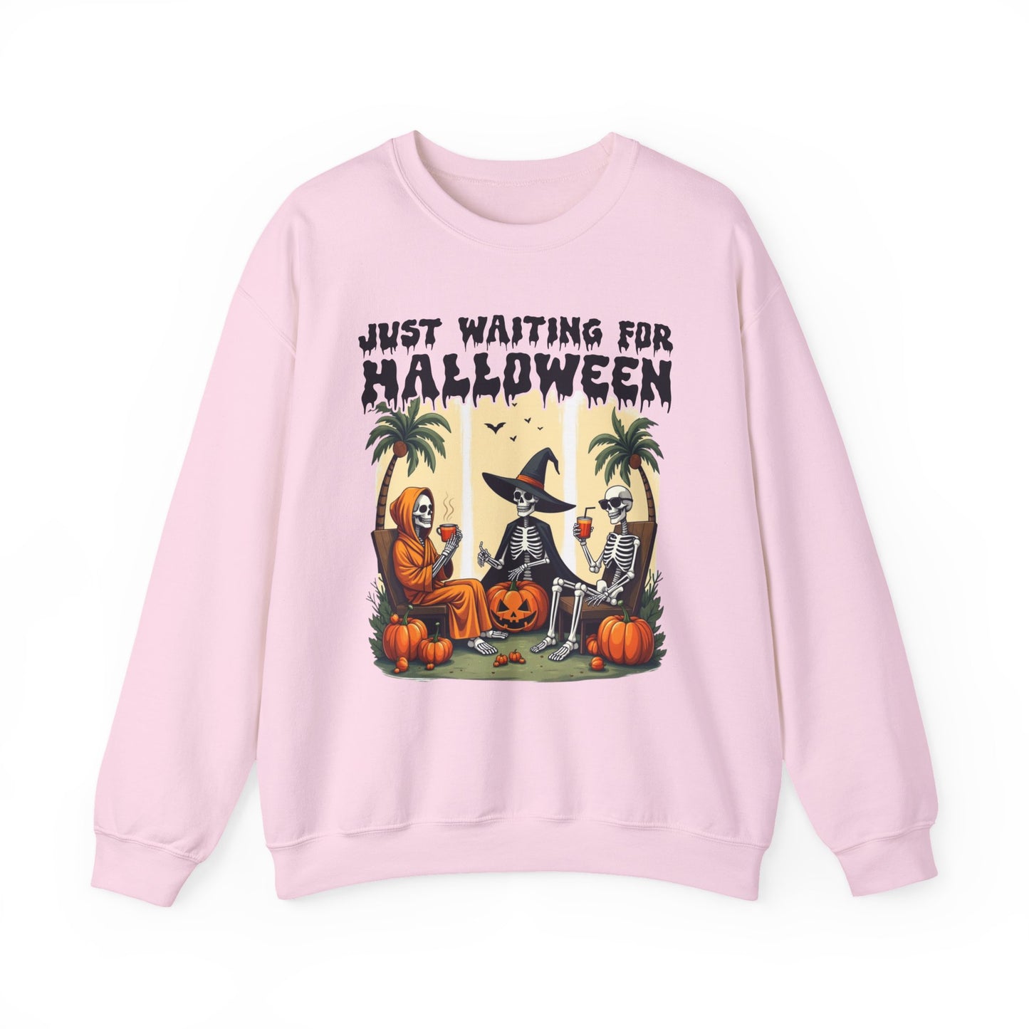 Just Waiting for Halloween Crewneck Sweatshirt - Samberule