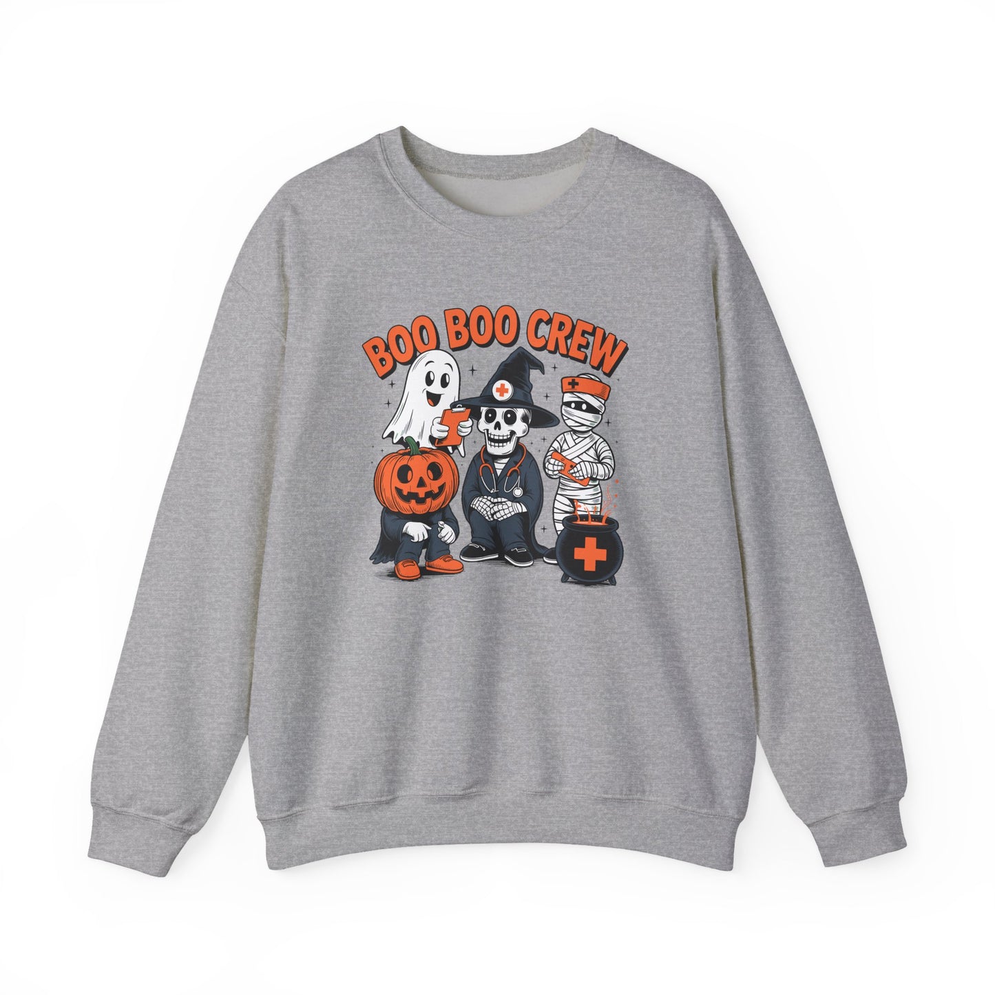 Boo Boo Crew Halloween Crewneck Sweatshirt - Samberule