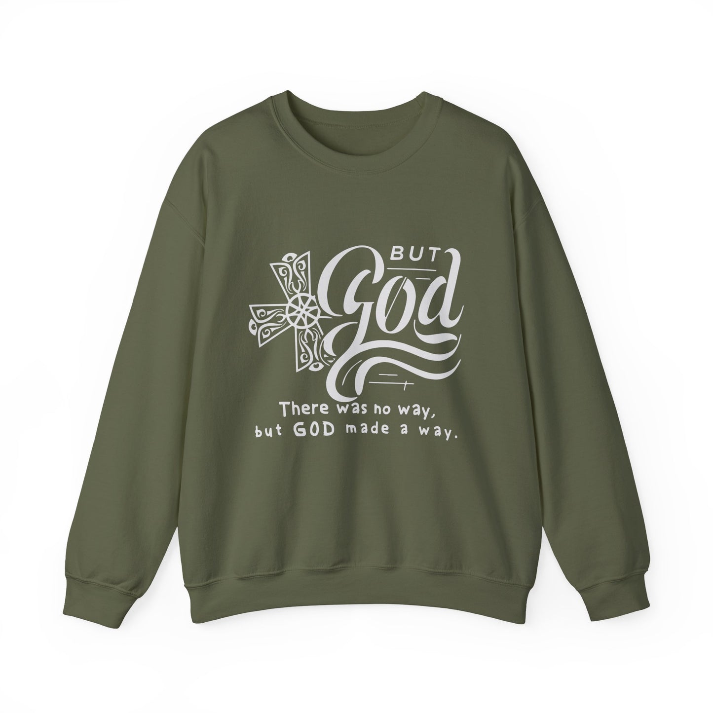 "God Made a Way" Faith Crewneck Sweatshirt