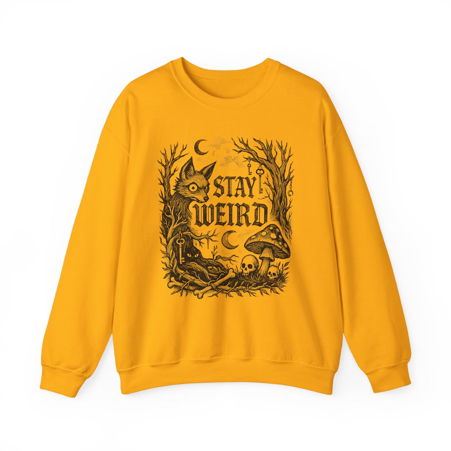 Stay Weird Halloween Crewneck Sweatshirt - Samberule