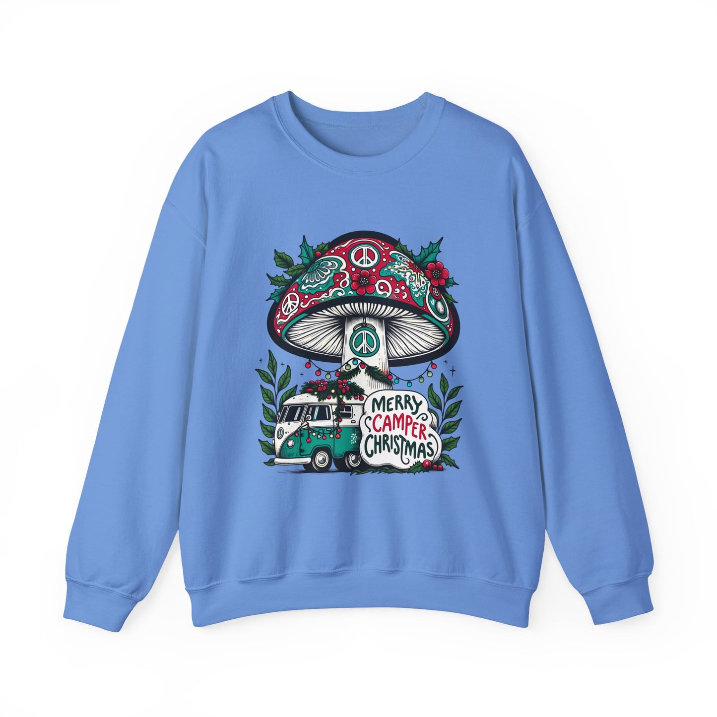 Merry Camper Christmas Crewneck Sweatshirt