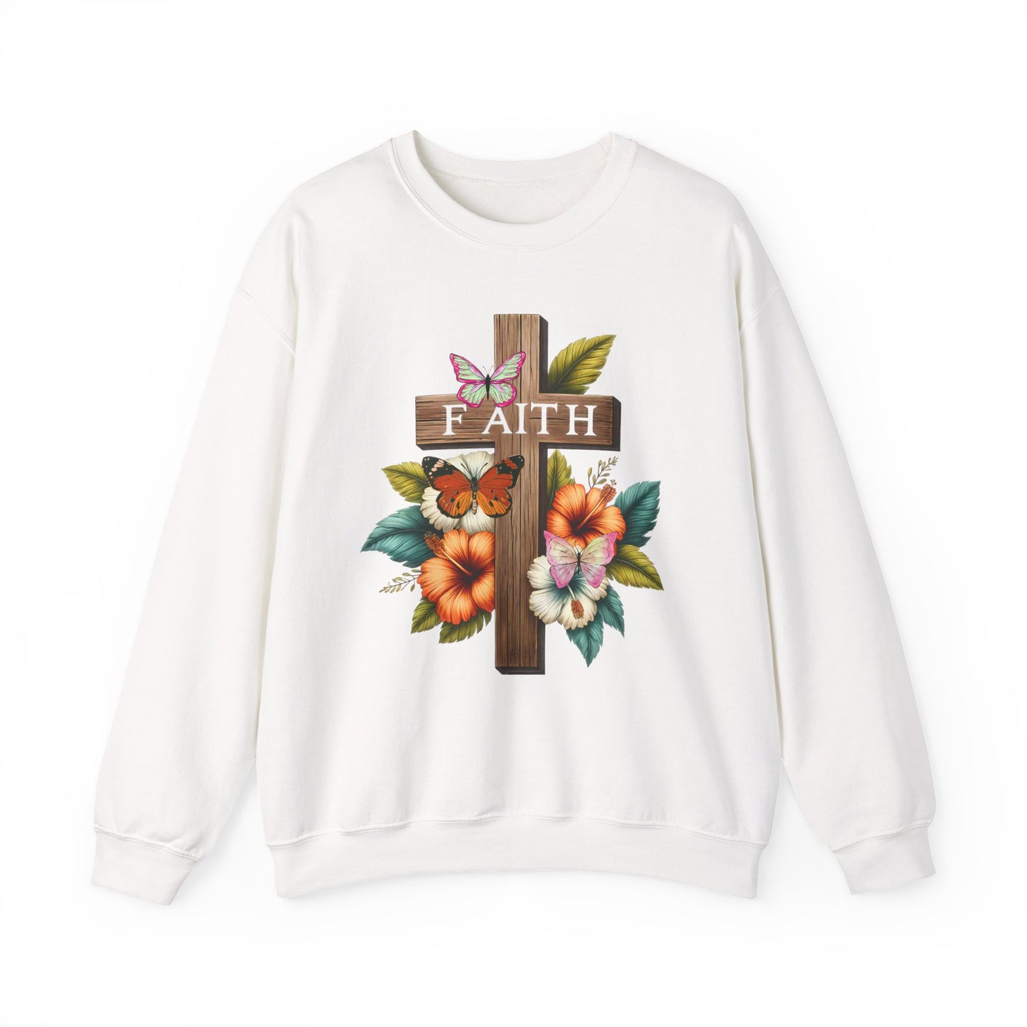 Floral Faith Crewneck Sweatshirt