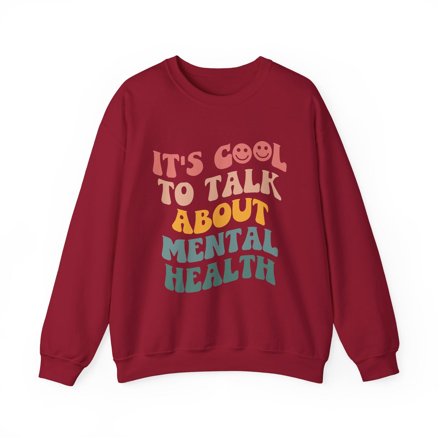 It's Cool To Talk About Mental Health Crewneck Sweatshirt