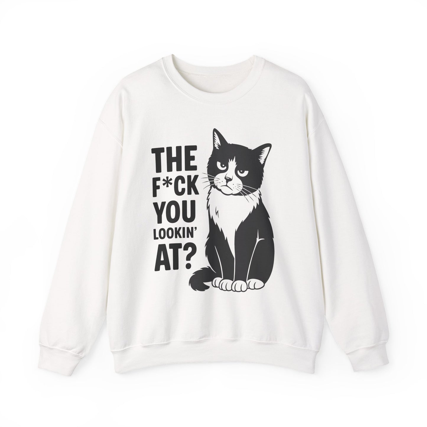 The F*ck You Lookin' At Sarcasm Crewneck Sweatshirt