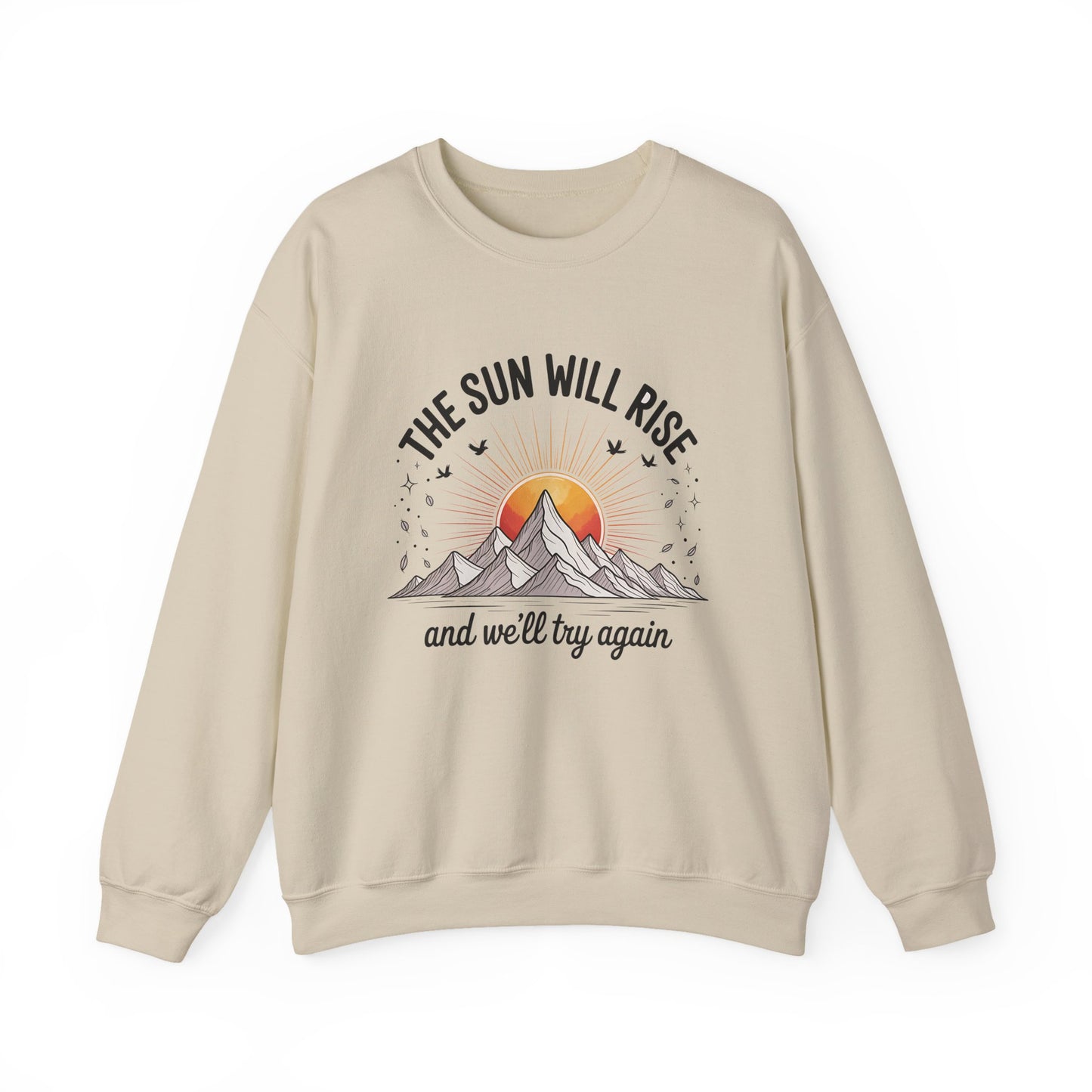 Sunrise Motivation Mental Health Crewneck Sweatshirt