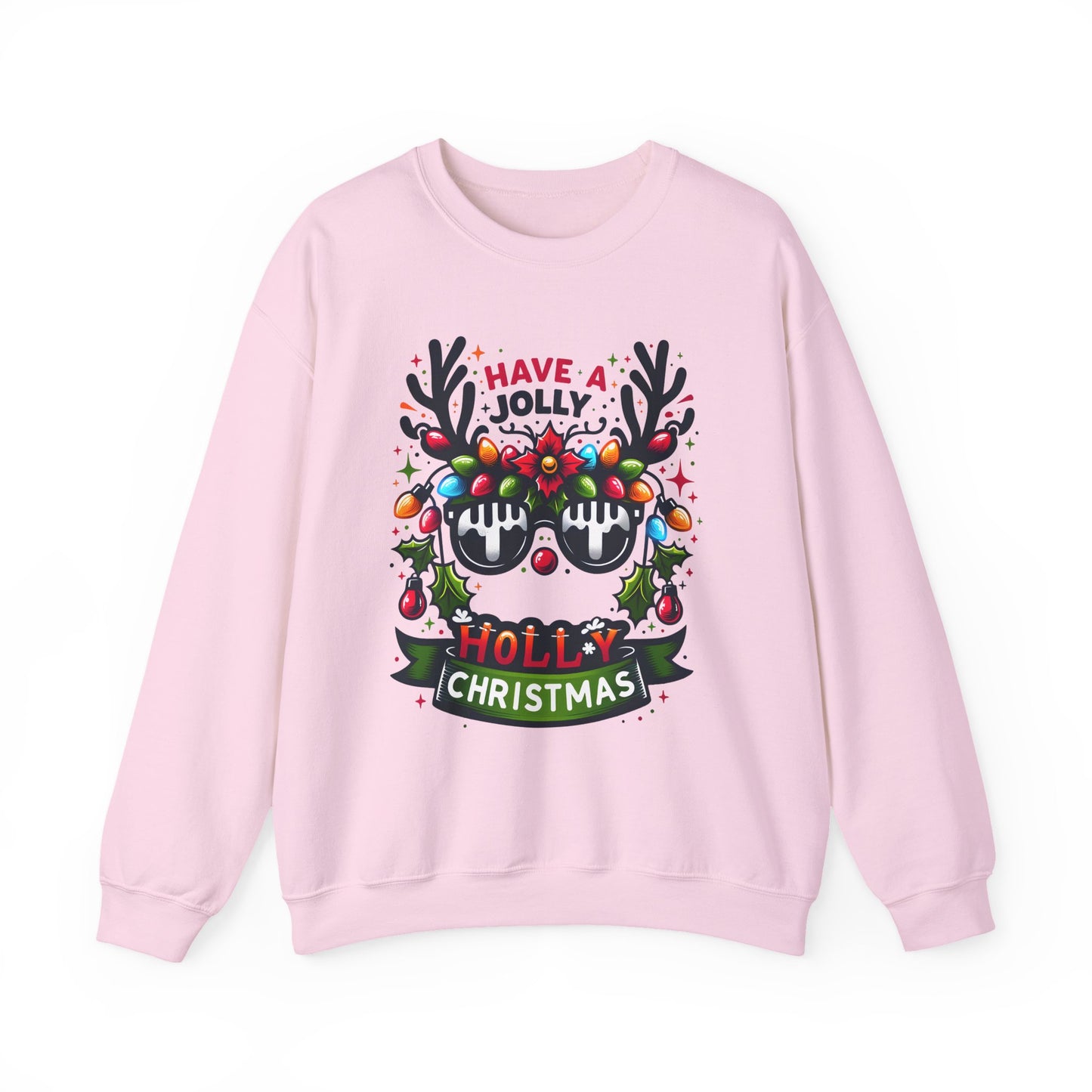 Have A Jolly Holly Christmas Crewneck Sweatshirt