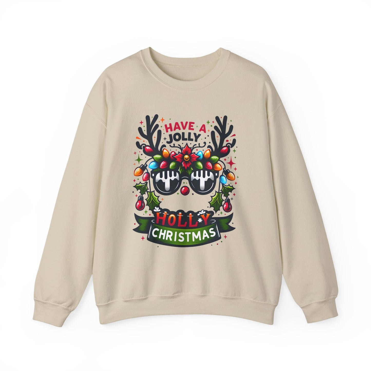 Have A Jolly Holly Christmas Crewneck Sweatshirt