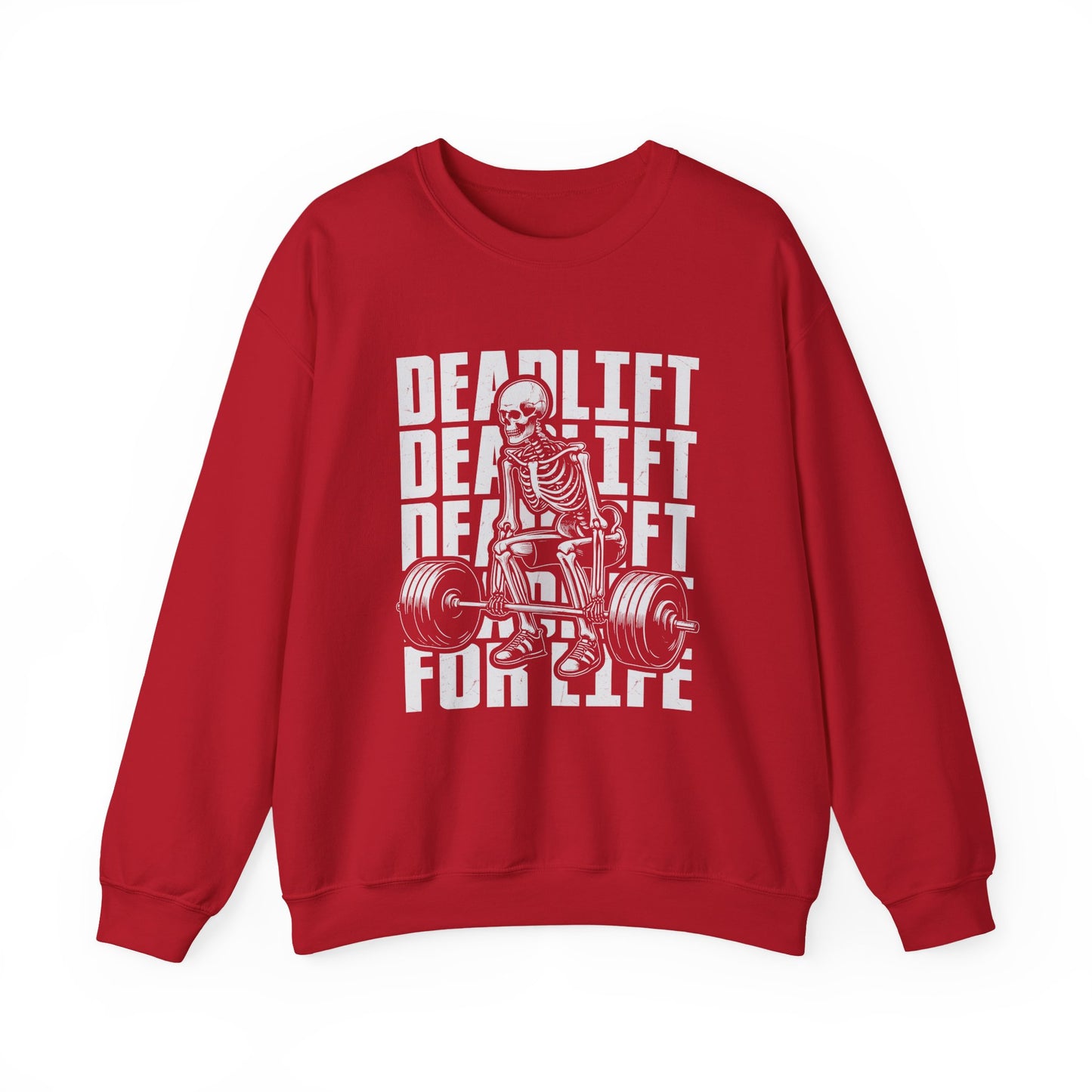 Skeleton Deadlift Gym Crewneck Sweatshirt