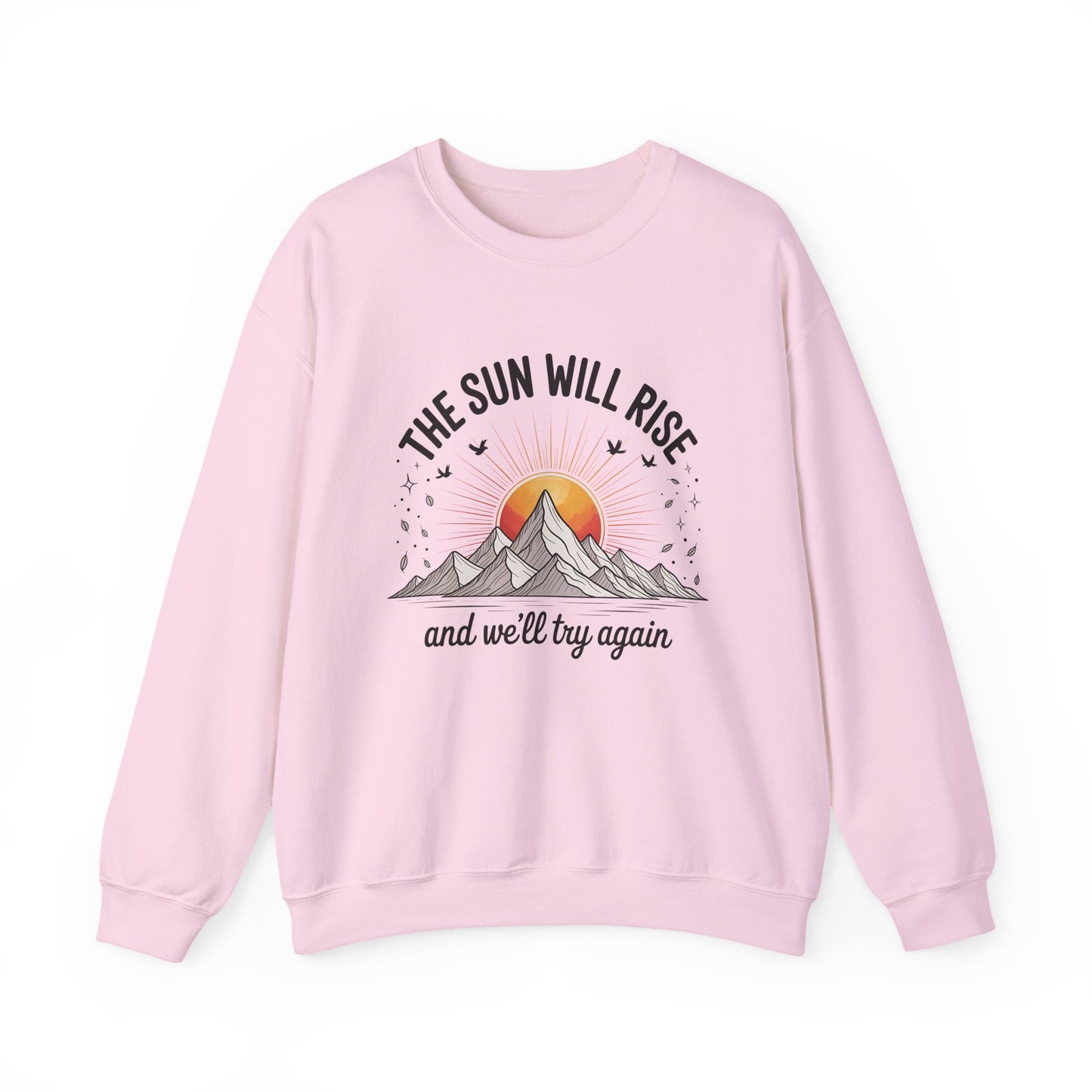Sunrise Motivation Mental Health Crewneck Sweatshirt