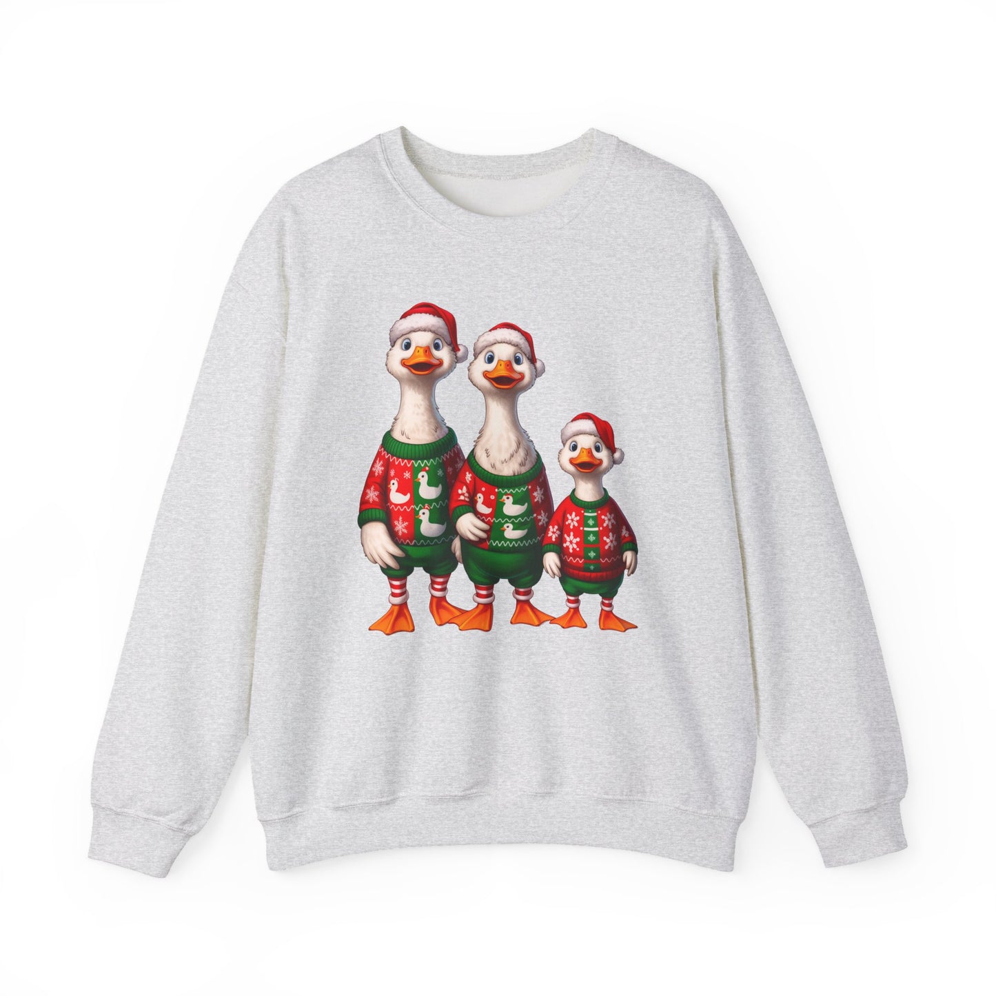 Three Duck Christmas Crewneck Sweatshirt