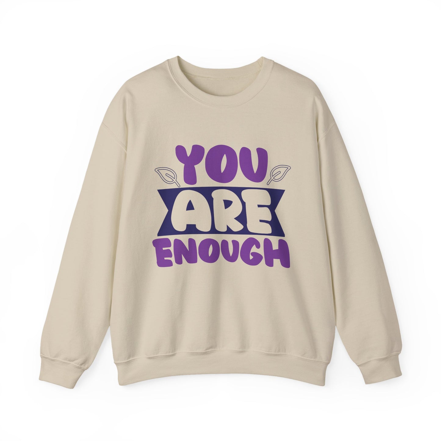 You Are Enough Mental Health Crewneck Sweatshirt